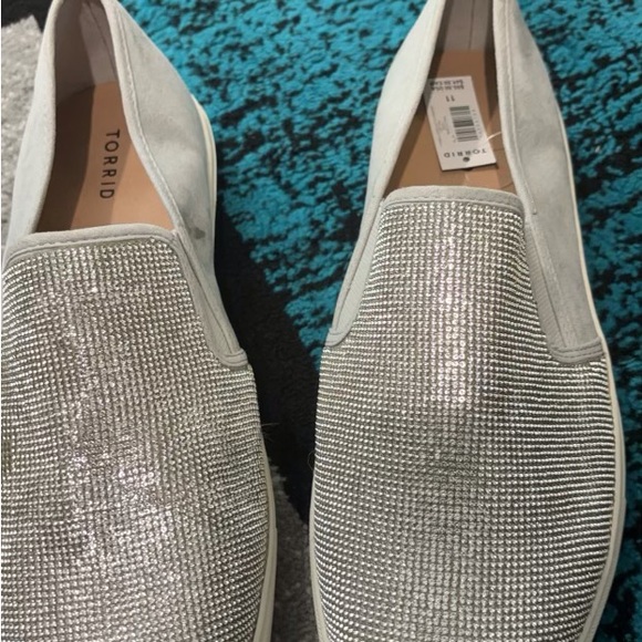Torrid Silver/Rhinestone Casual Shoes - Picture 2 of 6